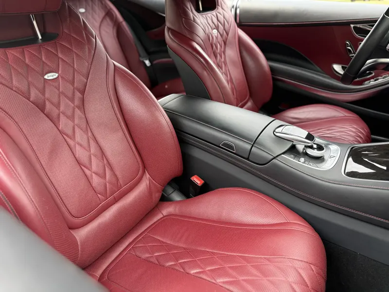Leather seats — steam cleaned — by Wax N' Go Mobile Detailing