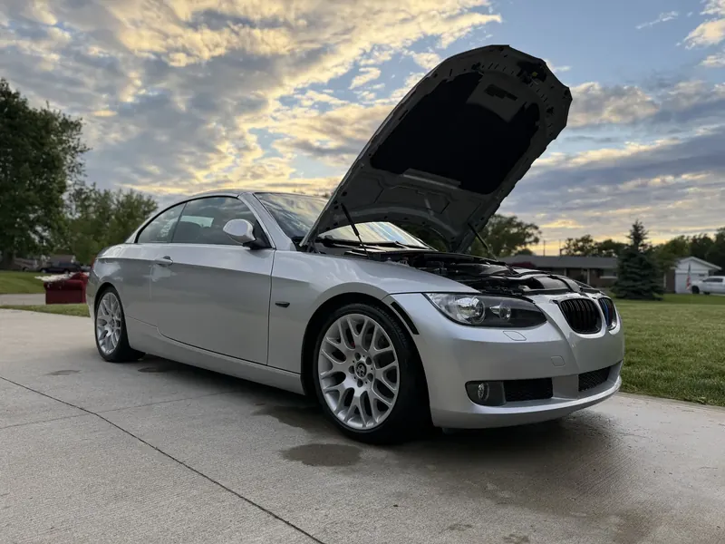 A sedan with swirls polished out and factory gloss restored by Wax N' Go